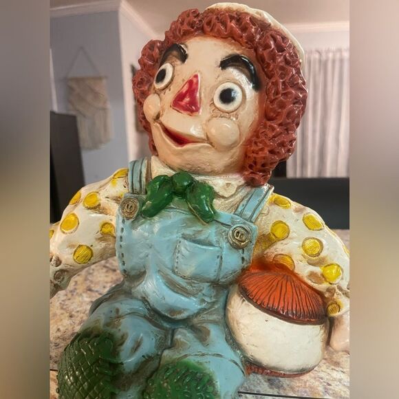 Vintage 1969 Raggedy Andy Shelf Sitter by Universal Statuary, 13" - Picture 2 of 6